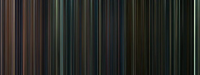 All the Harry Potter movie frames compressed into a single image — what happens when time collapses into state?